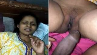 Tamil babe's tight pussy gets rammed hard by her lover