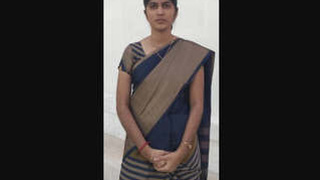 Young woman flaunts her body in front of the camera