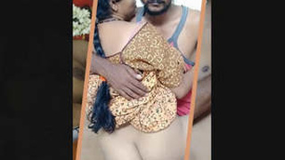 Telugu couple's steamy sex session in HD video