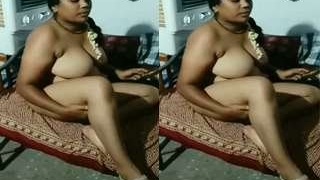 Tamil wife strips down and performs live on camera