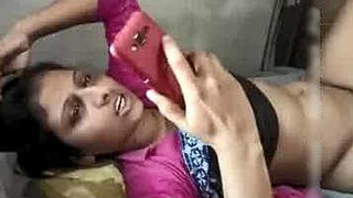 Second part of Indian college student's phone blowjob