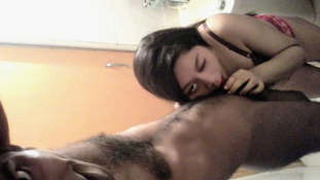 Desi couple enjoys steamy hotel room sex session