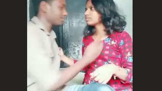 Desi lover kisses and licks on SN