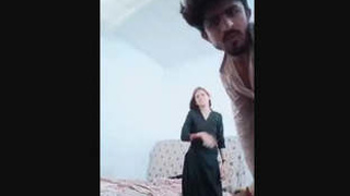 Pakistani couple enjoys steamy sex in dorm room