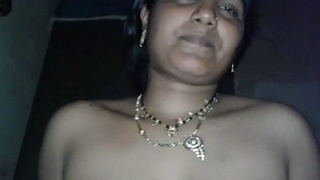 Married bhabhi with a hairy pussy rides her lover