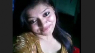 Beautiful girl teases her lover in video