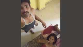 Telegu couple caught on camera having sex