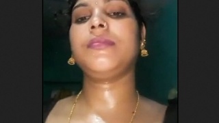 Desi bhabhi strips naked and teases in front of the camera