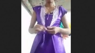 Indian girl from village flaunts her body in a video