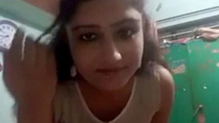 Hot desi bhabhi teases fans in sexy outfit