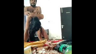 Slim girl gets hard and takes a rough anal fucking in MMS video