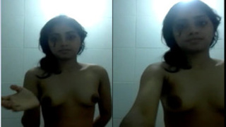 Nude Indian beauty films masturbation video