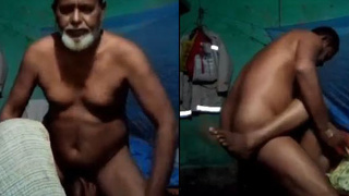 Bangla uncle has rough sex with maid in Bangla's country