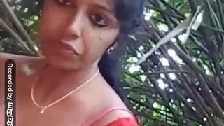 Exotic forest sex with Indian couple