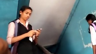 Indian woman stays alert and digs up flash