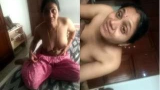 Telugu bhabhi gets her mouth and pussy pounded