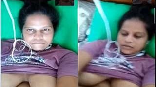 Horny Indian MILF flaunts her breasts and pussy