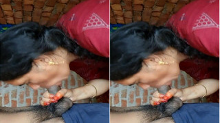 Amateur bhabhi gives a blowjob and gets fucked in exclusive video