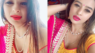 Ankita's milkweed is on display in this steamy video