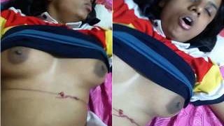 Exclusive video of a hot Desi bhabhi giving a blowjob and getting fucked