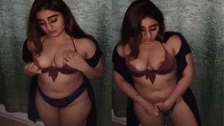 Part 2 of Exclusive Video of Super Hot NRI Girl Giving Blowjob and Getting Fucked