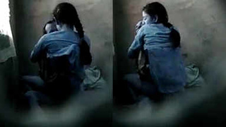 Desi Indian girl on top of her uncle in steamy video