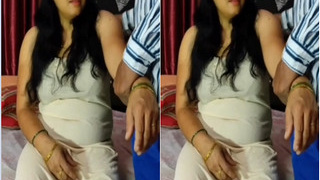 Amateur couple enjoys steamy talk in Hindi before fucking