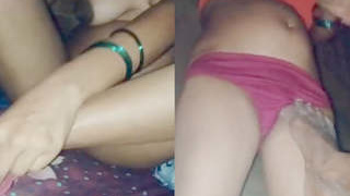 Bhabhi in clothes after sex in the village