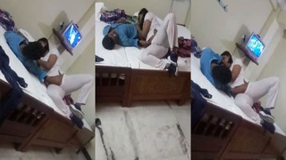 Live video of a South Indian woman engaging in sexual activities