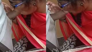 Exclusive video of a gorgeous Indian girl giving a blowjob