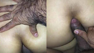 Clear view of a tight booty getting fucked