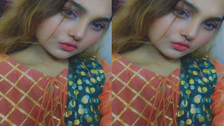 Exclusive video of a Bangla girl flaunting her big boobs