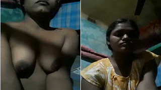 Amateur Indian girl flaunts her big tits and pussy in exclusive video