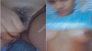 Exclusive video of cute Indian girl revealing her body parts