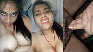 Naughty girl gets herself off with selfie camera
