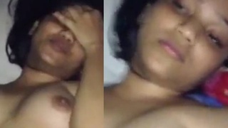 Lucky guy gets to have sex with his beautiful girlfriend