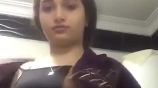 Naughty wife gets naked in the bathroom for your viewing pleasure