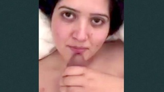 Beautiful Pakistani girl gets a mouthful of cum