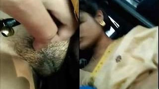 Indian girl displays her pussy and gets licked by a boy in part 1
