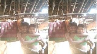 Desi babe gets intimate with her lover on camera