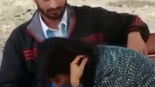 Horny couple indulges in outdoor sex in a steamy video