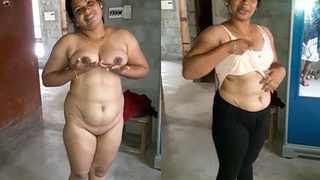 Husband's secret camera captures hot Tamil wife in action