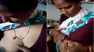 Tamil bhabhi's big boobs and dirty talk in amateur porn video
