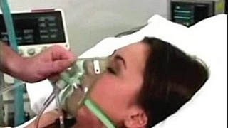 Four-way sex with a doctor and patient in a medical dispensary