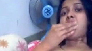 Desi girl's nude video showcasing her big boobs