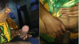 Exclusive video of a rural Indian bhabhi getting fucked and sucking