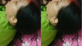 Indian bhabhi gives a blowjob and gets fucked in village video