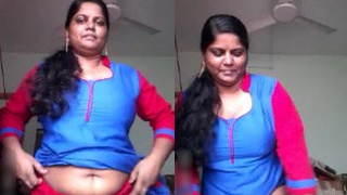 Bhabhi flaunts her big boobs and pussy in front of her lover