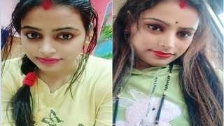 College girl gets naughty on video call with her lover
