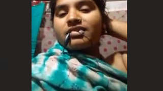 Bengali Bhabhi's steamy video call from the village